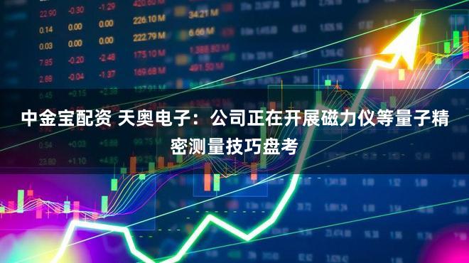 中金宝配资 天奥电子：公司正在开展磁力仪等量子精密测量技巧盘考