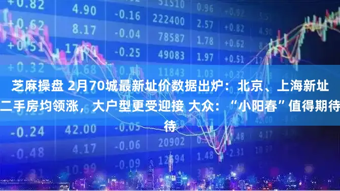 芝麻操盘 2月70城最新址价数据出炉：北京、上海新址二手房均领涨，大户型更受迎接 大众：“小阳春”值得期待