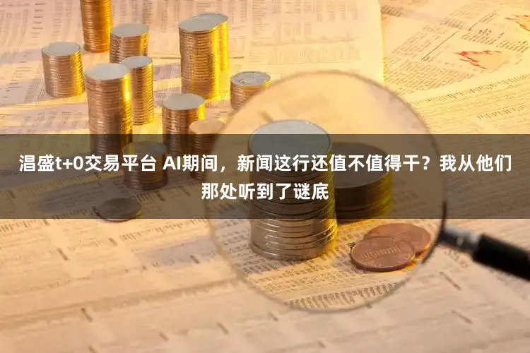 淐盛t+0交易平台 AI期间，新闻这行还值不值得干？我从他们那处听到了谜底